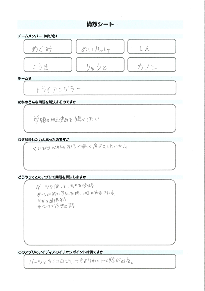 トライアングラー_構想シート