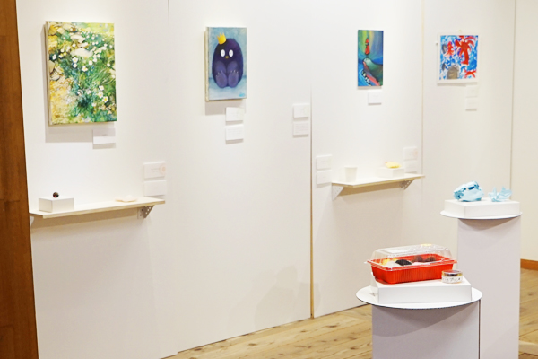 子どもたちの作品展示